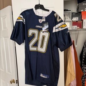 Reebok Navy Blue Chargers Jersey